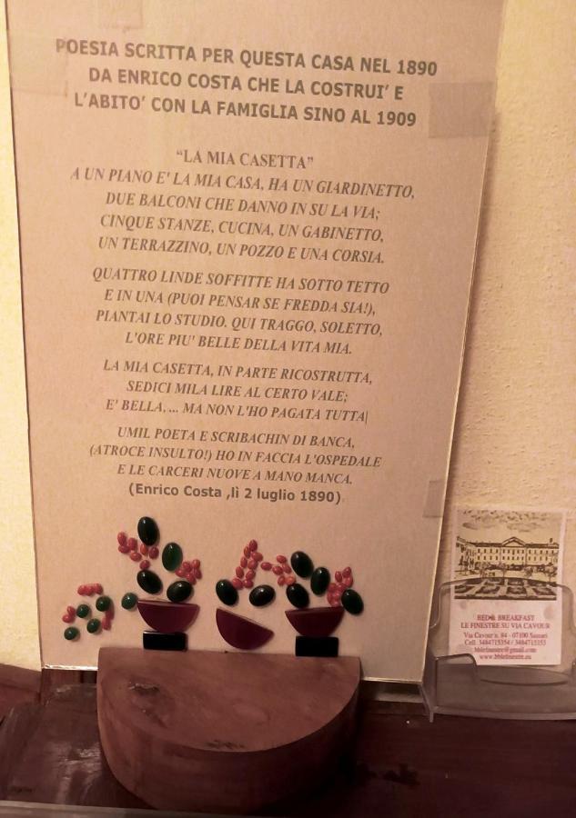 B&B Le Finestre Su Via Cavour Sassari Eksteriør billede